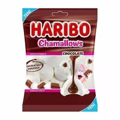 Haribo Halal Chamallows Chocolate 6 x 62g - Halal marshmallow