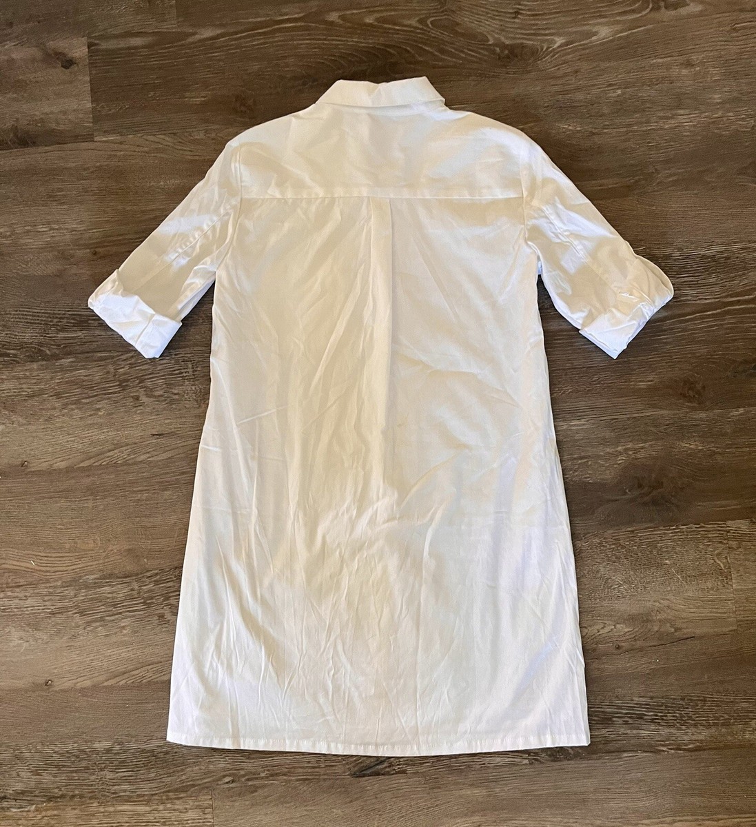 cuyana shirt dress Cuyana Button Up Shirt Dress Sz Small USA