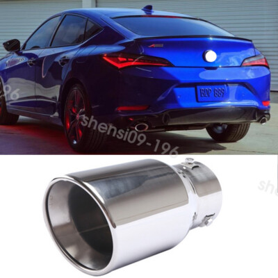 For Acura Integra Car Exhaust Pipe Rear Tail Throat Muffler Stainless Steel