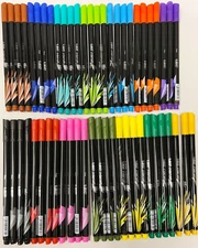 54 Bic Fineliner Pen Fine Point 0.4mm NEW 54 Count Pens