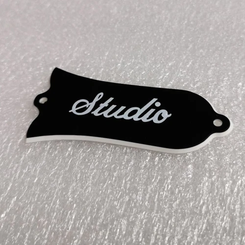 Guitar Parts Fits Gibson LP 'Studio' TRUSS ROD COVER PLATE , 2Ply Black