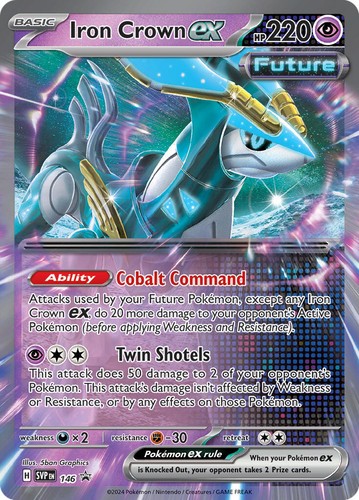 Pokemon TCG - Iron Treads ex SVP 73 - Scarlet & Violet Promos - Full Art  Shiny | eBay