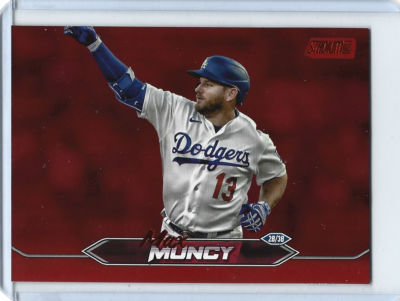 2024 Topps Stadium Club Max Muncy Red Parallel Card #125 | eBay