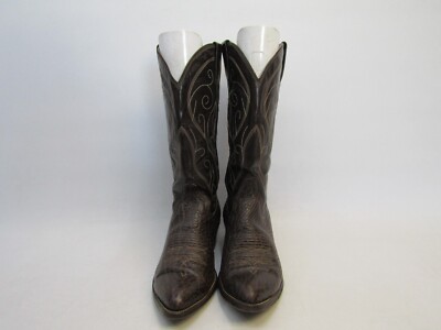 Cowtown Mens Size 9 D Brown Leather Bullhide Cowboy Western  display picture 2