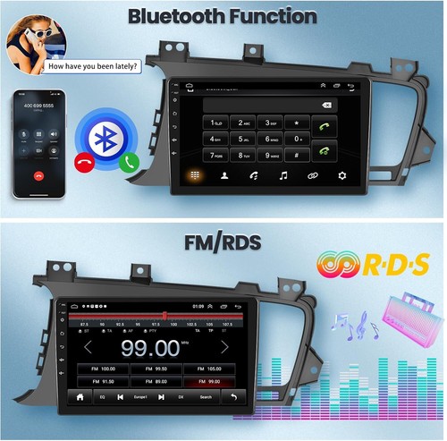 Car Radio Stereo For Kia Optima K5 2011-2013 Apple Carplay Android 12 GPS Navi - Picture 10 of 14