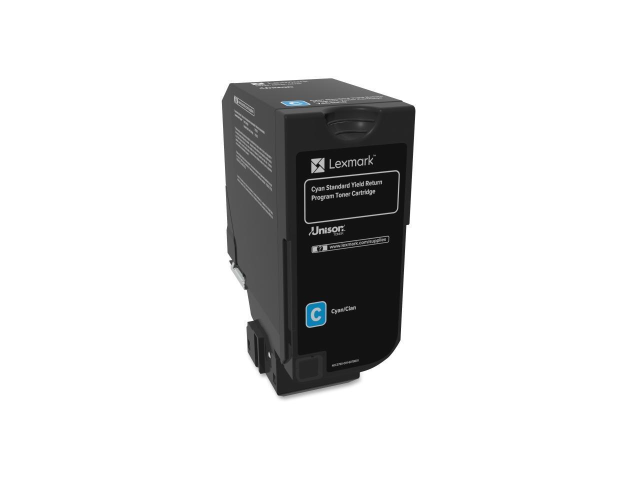 Картридж с тонером для программы возврата Lexmark 74C1SC0 - Голубой