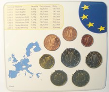 Kurs Euromünzenset Irland 2002