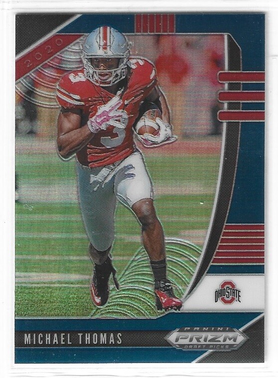 Michael Thomas New Orleans Saints Ohio State 2020 Prizm Draft Picks PRIZMS BLUE