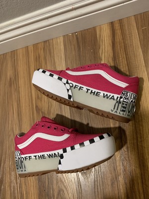 vans logo stacked old skool stacked