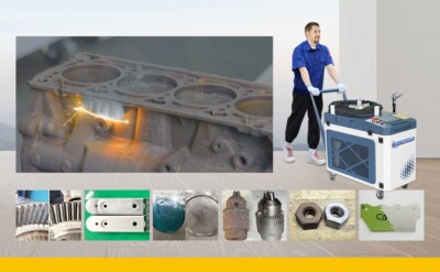 Gebraucht DE 2KW Laser Rostentfernungsmaschine für Rost Farbe Autosanierung 220V