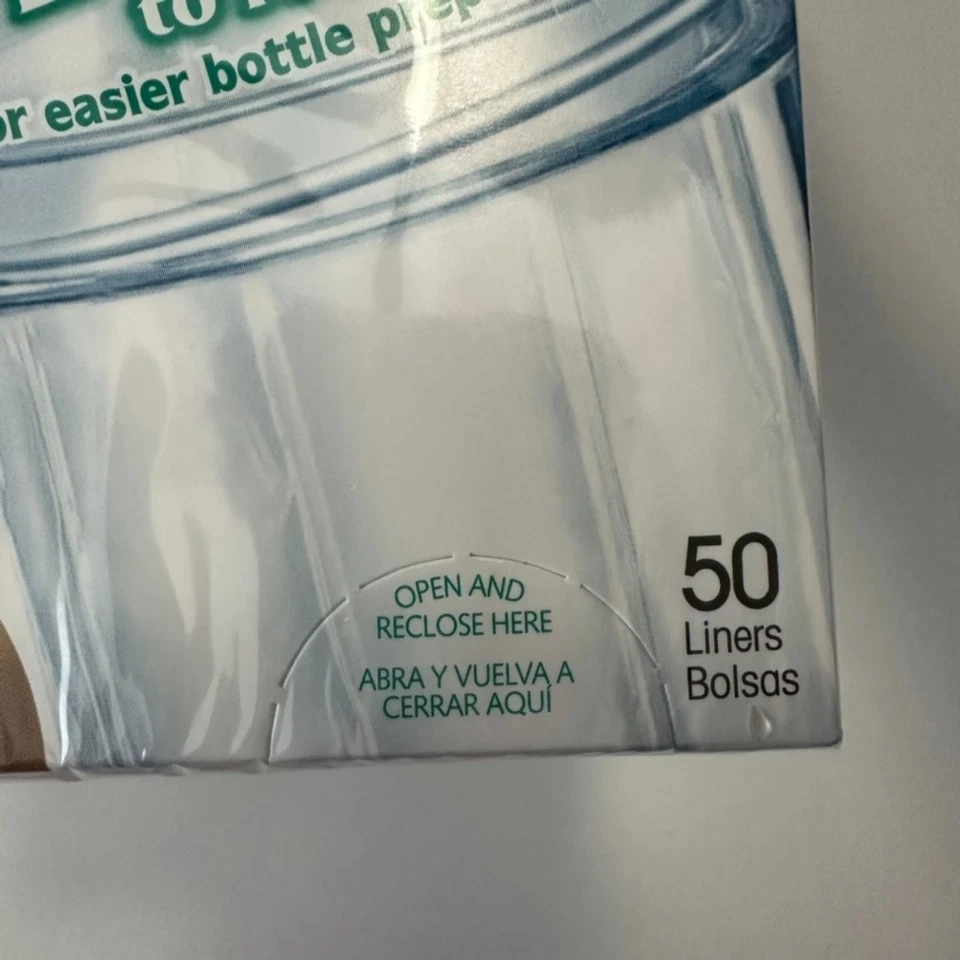 Система одноразовых вкладышей для бутылок Playtex 8-10 унций 50 карат новые запечатанные - Изображение 4 из 4