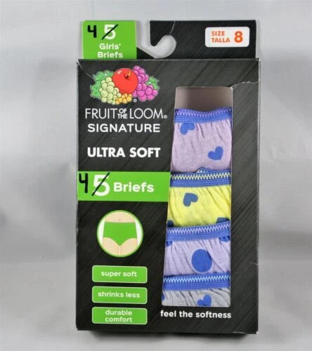 Mezcla de algodón Fruit of the Loom Calzoncillos Para Niñas