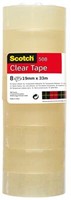 Scotch 508 Transparentes Klebeband 8 Rollen 19Mm X 33M Allzweckband BüRobedarf