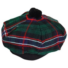 Men's National Scottish TAM o' SHANTER Bonnet Beret Balmorals Tartan Tammy Hat