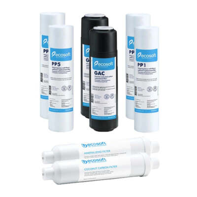 Ecosoft Umkehrosmose 1 Jahr Bundle Pack (Umkehrosmose - RO6 Anlage)