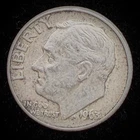 90% Silver - Pre-1965 Roosevelt Dime Circulated Condition - M2-8