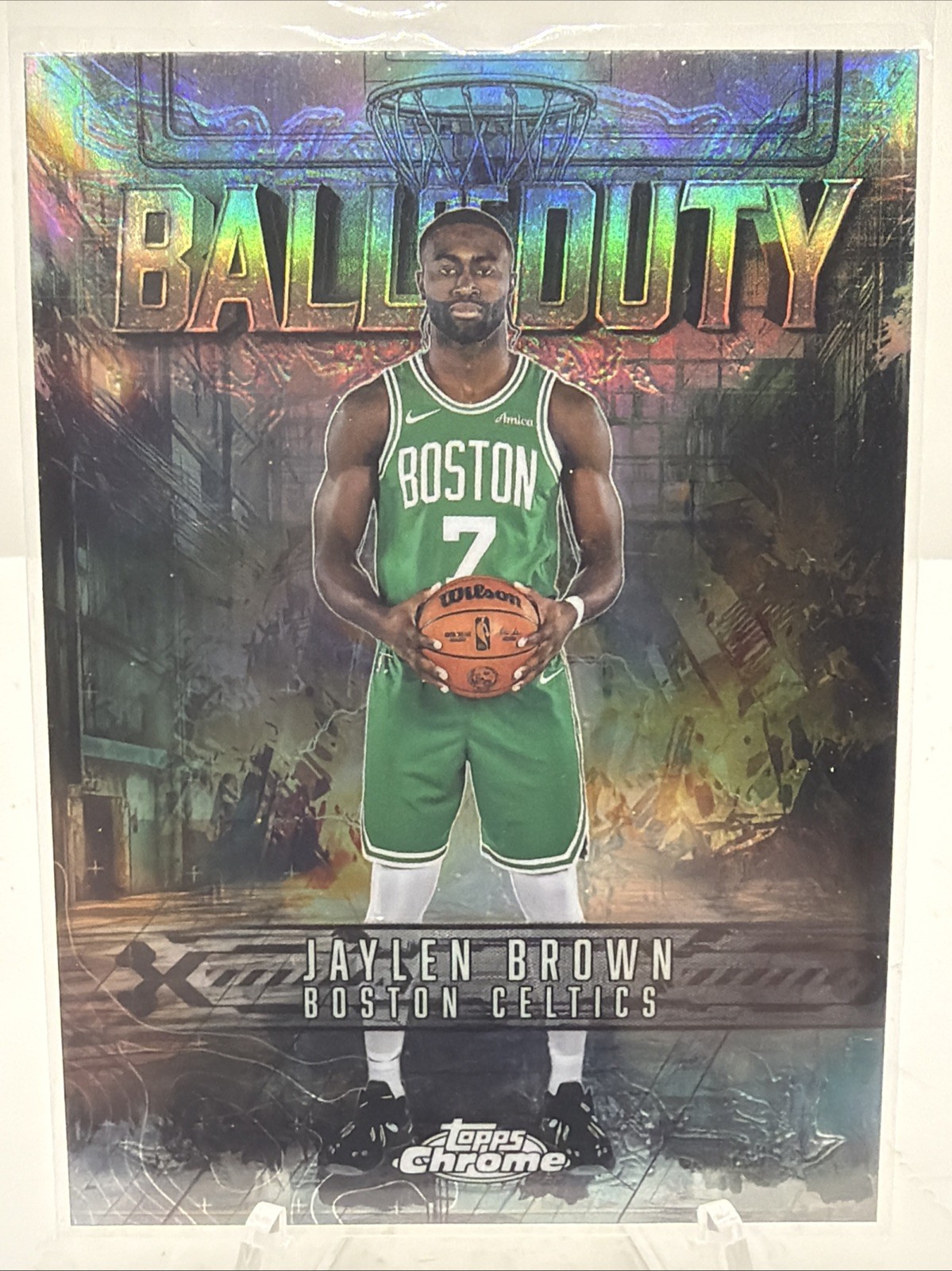 2025-26 Topps Chrome - Ball of Duty Jaylen Brown #BD-5 Refractor CELTICS