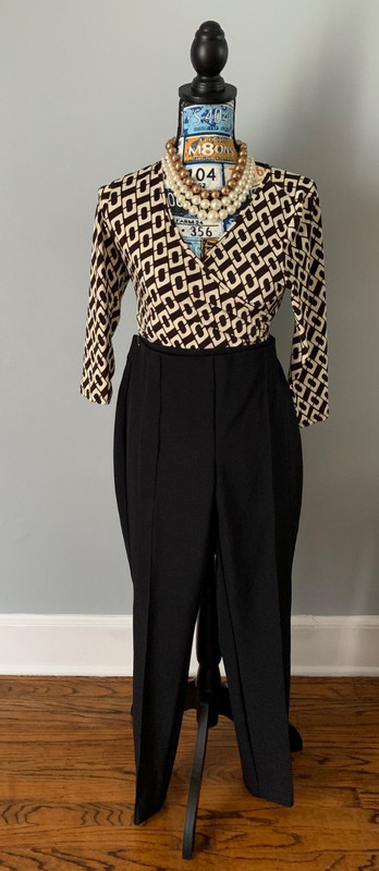 LAFAYETTTE 148 NEW YORK BLACK COLOR GRAMERCY PANTS / SIZE 6 !!! UNIQUE !!!