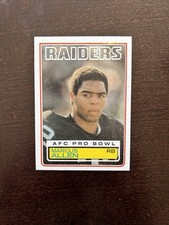 Vintage 1983 Topps Football-#294-HOF-Marcus Allen (RC)-NFL-LA Raider-EX-NM