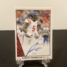2016 Leaf Ultimate Draft 1990 Robert Nkemdiche #BA-RN1 Rookie Auto RC #1/5!!