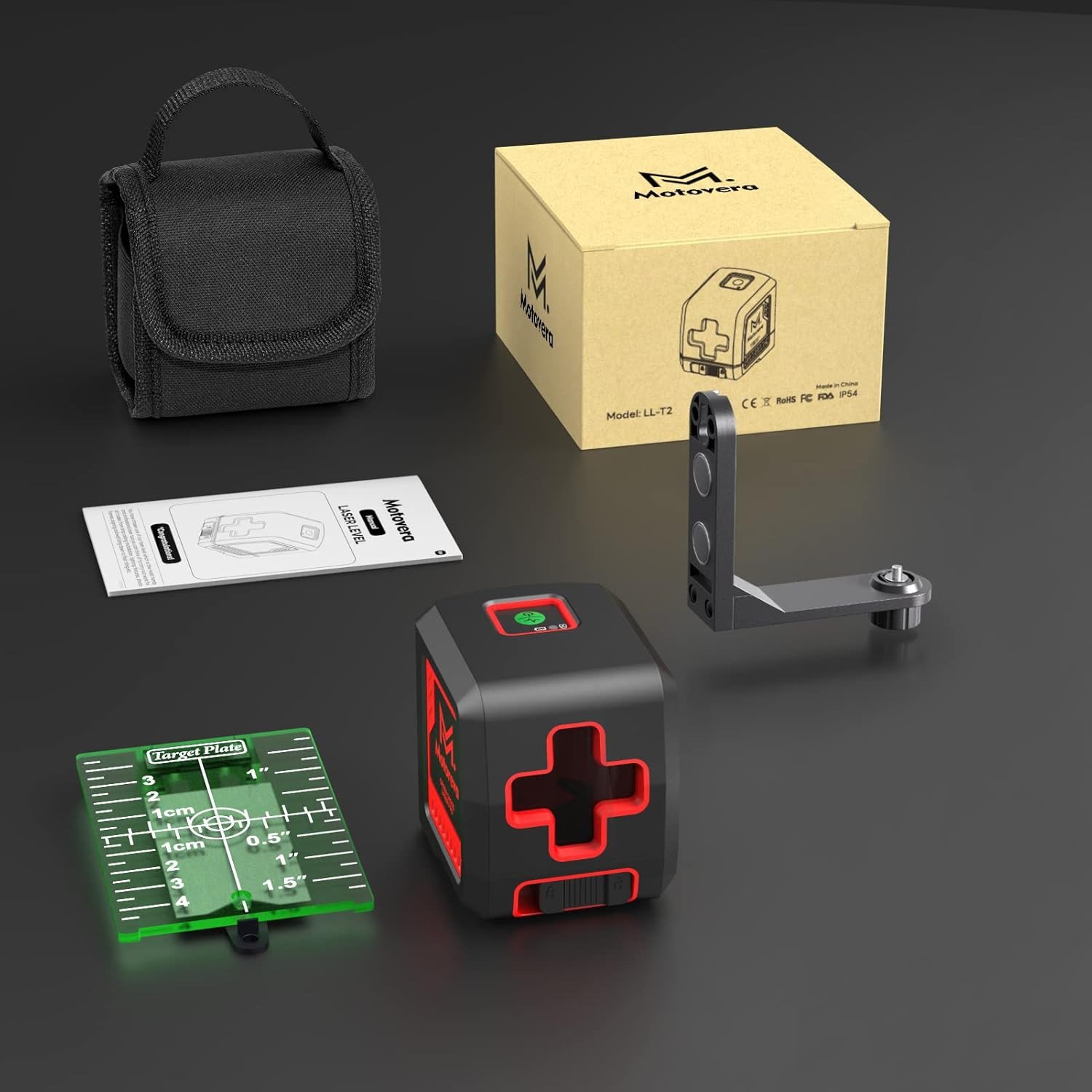 Laser Level, 100 Feet Self Leveling Laser Level, Green Cross Line Rotary Lasers,