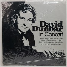 SEALED David Dunbar In Concert LP 1980 CHOPIN SATIE GERSHWIN George Graves RARE SEALED David Dunbar In Concert LP 1980 CHOPIN SATIE GERSHWIN George Graves RARE