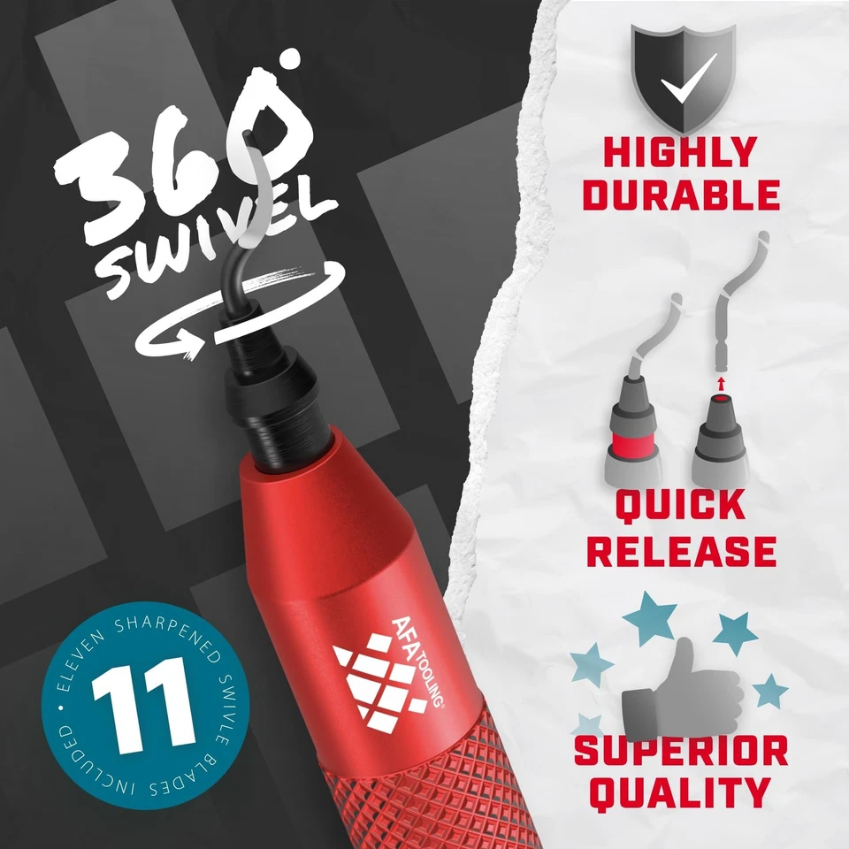 Ferramentas AFA - Ferramenta de rebarbação e alargador manual escareador com 10 lâminas extras -... - Imagem 2 de 4