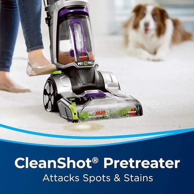 Bissell ProHeat 2X Revolution Pet Pro Carpet+ Cleaner Rug Shampooer       