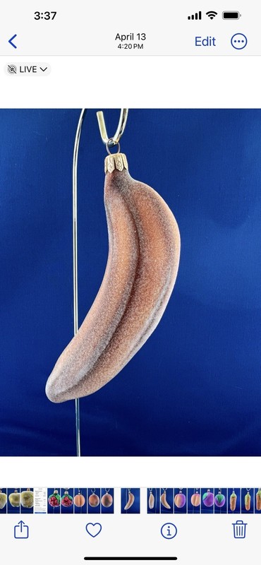 Christopher Radko Vintage 1994 Chiquita Ice