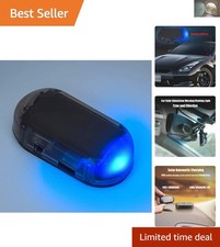 Innovative Solar-Powered Dummy Alarm with USB Charging - LED Vehicle Security