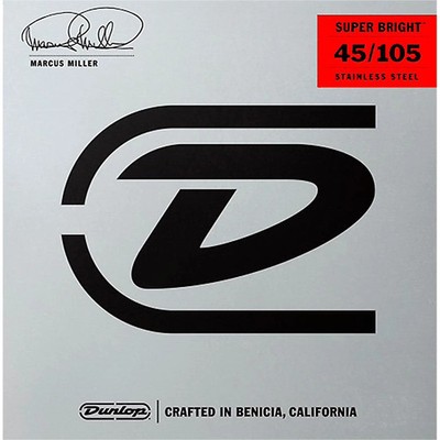 Dunlop Marcus Miller Super Bright Electric Bass Strings (45105)
