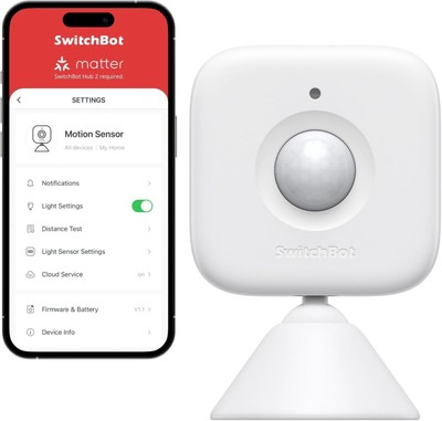 SWITCHBOT Smart Motion Sensor Bewegungssensor, Weiß