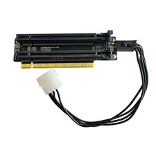 Sintech PCI-e 4.0 16X to 2 Ports PCIe 8X/16X ...
