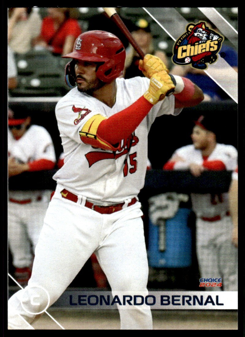 2024 Leonardo Bernal Choice Minor League Rookie Peoria Chiefs Cardinals