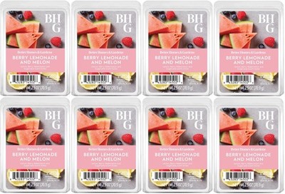 8 Better Homes & Garden SUMMER STRAWBERRY MIMOSA Scented Wax Melts Cubes 2.5 oz