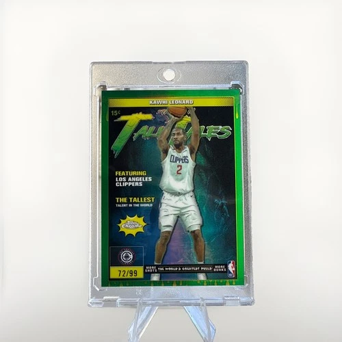 2025 Topps Chrome Kawhi Leonard Refractors Green (RAW)