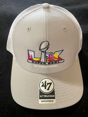 2026 NFL Super Bowl 60 San Francisco Bay Area '47 Trucker Adjustable Cap Grey