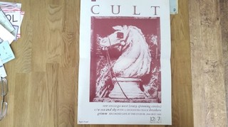 The Cult. Promo Poster For Go West(Crazy Spinning Circles).