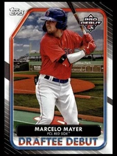 2022 TOPPS PRO DEBUT FCL RED SOX DB-3 MARCELO MAYER DRAFTEE DEBUT BOSTON RED SOX