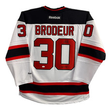 Martin Brodeur New Jersey Devils Autographed Reebok Jersey w/ HOF Insc JSA