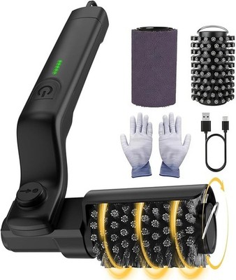Electric Grill Brush 3-Speed Rotary BBQ Cleaner USB-C Rechargeable for Grills