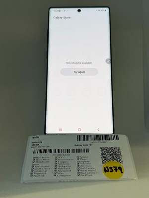 Samsung Galaxy Note10+ SM-N975U 256GB Black  Unlocked (N379)***READ