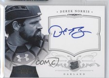 2012 Panini National Treasures Rated Rookies Gold 8/25 Derek Norris #168 1b8
