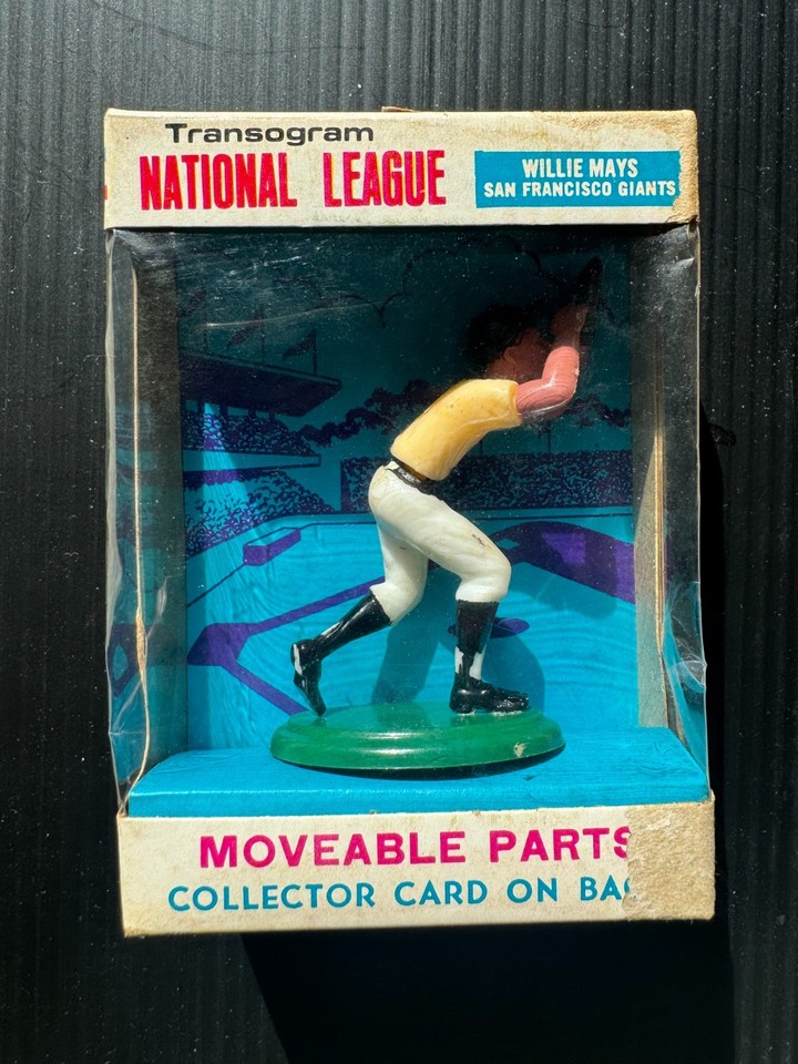 1969 Transogram Box with Figurine Willie Mays with both cards | eBay