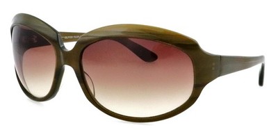 New OLIVER PEOPLES La Donna JA 63mm Jade Green Oversized Sunglasses Japan