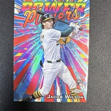 Topps Chrome Power Players Rookie Insert Jacob Wilson #PP-22 Athletics 2025
