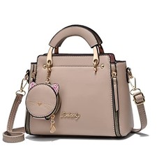 Xiaoyu Fashion Purses and Handbags for Women Ladies Crossbody Bags Top Khaki