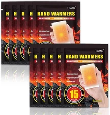 10 Pack Hand Warmers Disposable - up to 15 Hours of Heat - Super Long Lasting Ai