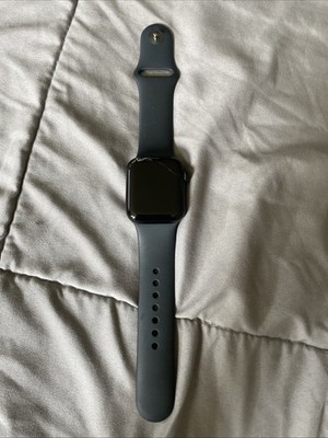 Apple Watch (SE) 2nd Gen. 40mm Black Aluminum (GPS) w/ Blue Sport - Good 