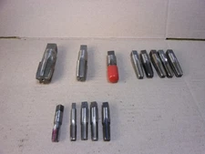 Lot of 13 NPT Pipe Taps 1/8" - 3/4" Greenfield Wells R & N USA
